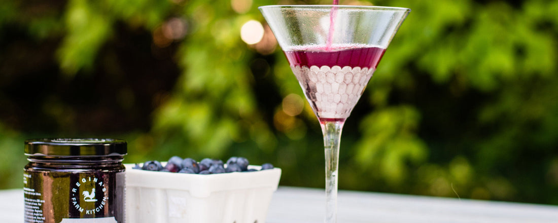 Blue Farmtini Cocktail