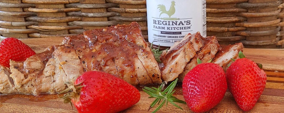 Seared Strawberry Chipotle Pork Tenderloin