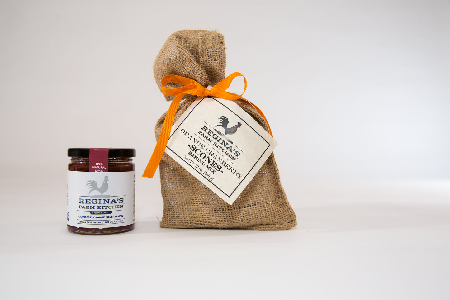 Cranberry Orange Meyer Lemon Artisan Fruit Spread + Orange Cranberry Scone Baking Mix