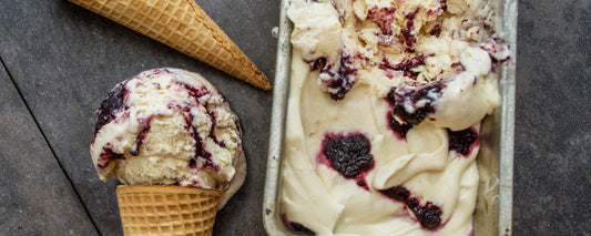Blueberry Lemon Ice Cream