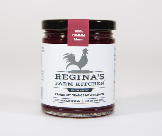 Cranberry Orange Meyer Lemon Artisan Fruit Spread